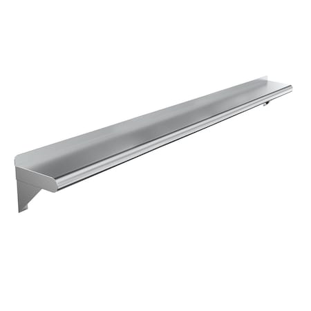 Amgood 6 in. x 60 in. Stainless Steel Wall Shelf AMG WS-0660